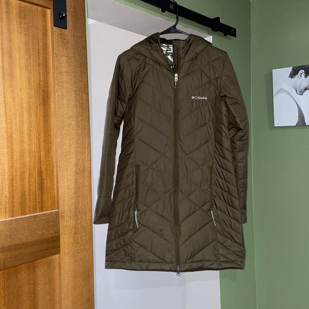 Columbia knee length jacket!